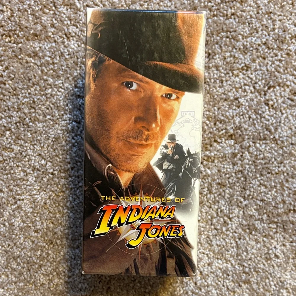 Indiana Jones VHS Trilogy Box Set - Yellow